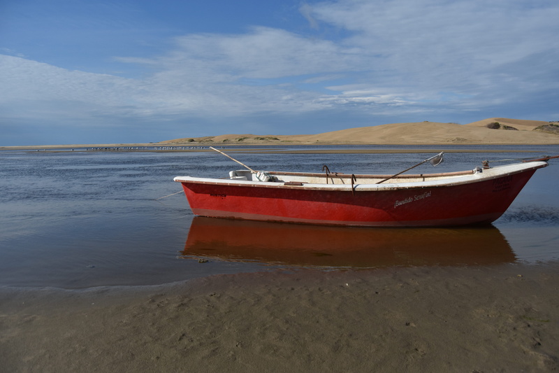 uruguay, sky, beauty in nature, sand, water, summer, cloud - sky, rowboat, nature, day, land, boat, nautical vessel, tranquility, outdoors, tranquil scene
