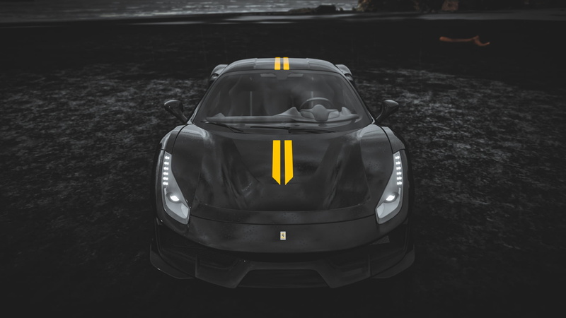 car, 1080P, Brembo, Ferrari 488 pista, Forza Horizon 4, Ferrari