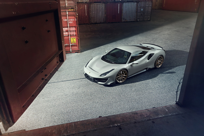 Novitec, Ferrari, containers, 4K, 488, Pista