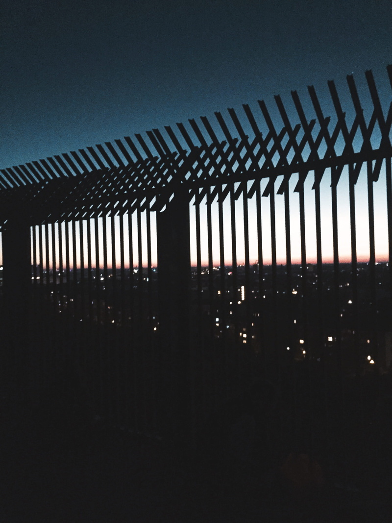 berlin, architecture, sunset, building exterior, bunker, building, night, view, metal, built structure, luces, vista, sky, 2K, alemania, lights, germany