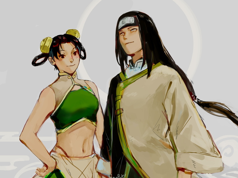 2K, Naruto, Neji Hyūga, Tenten (Naruto)