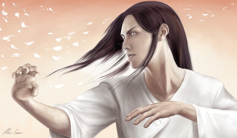 720P, naruto, hyuuga, shippuden, artwork, neji