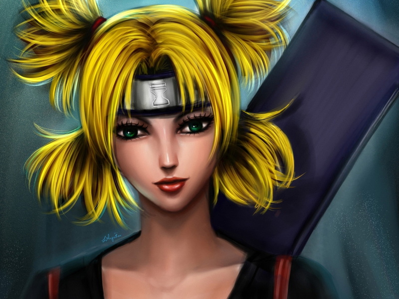 Naruto Shippuuden, Temari, anime girls, 1080P, adult, beautiful woman, indoors, hair, one person, portrait, manga, looking at camera, elegance, beauty