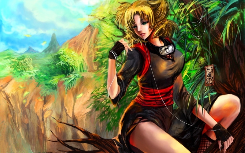 1080P, Temari, fantasy art, Suna, fantasy, art, Naruto: Shippuden, shippuden, naruto, hd, headbands, anime