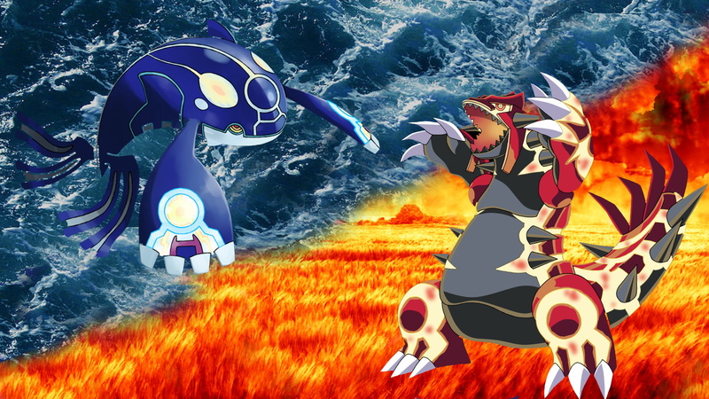 Pokémon: Omega Ruby and Alpha Sapphire, 1080P, Pokémon Omega Ruby and Alpha Sapphire, Pokémon, Kyogre (Pokémon), Groudon (Pokémon)