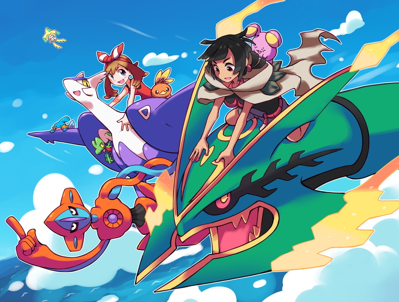 nintendo, 2K, rayquaza, pokemon, mudkip