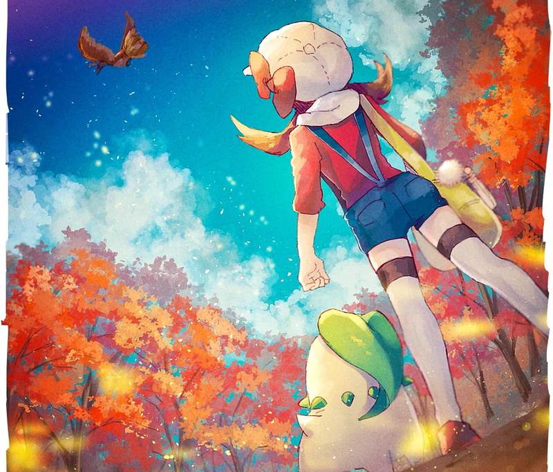 1080P, Chikorita (Pokémon), Ho-oh (Pokémon), Pokémon, Lyra (Pokemon), Pokémon: HeartGold and SoulSilver