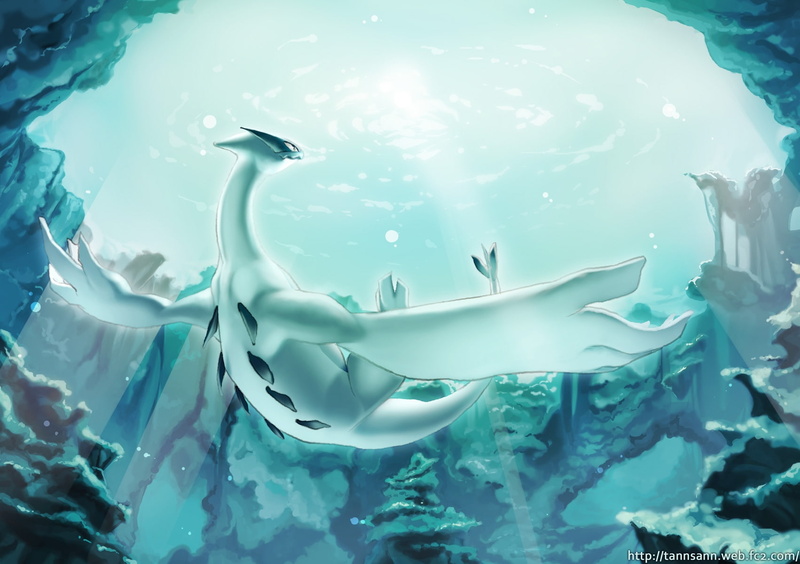 x, pokemon, 720P, art, anime, Lugia, hd