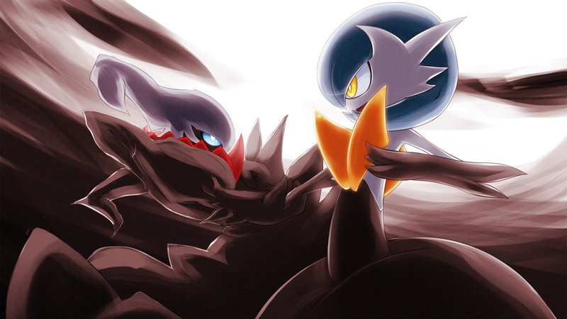 Gardevoir, Darkrai, pokemon, 1080P