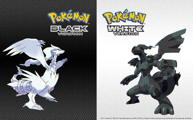 reshiram, 1080P, pokemon, zekrom