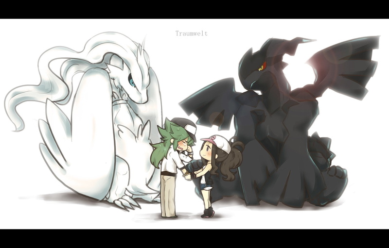 Reshiram (Pokémon), Pokemon: Black and White, Zekrom (Pokemon), Pokémon, N (Pokémon), 1080P