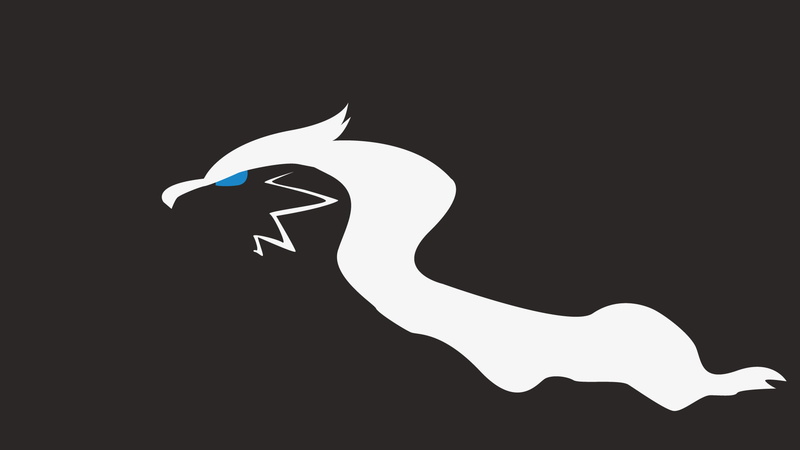 simple, simple background, reshiram, minimalism, background, 1080P