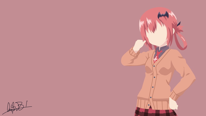 human representation, clear sky, Satanichia McDowell Kurumizawa, Gabriel Dropout, no people, sunlight, art and craft, red, pink color, lighting equipment
