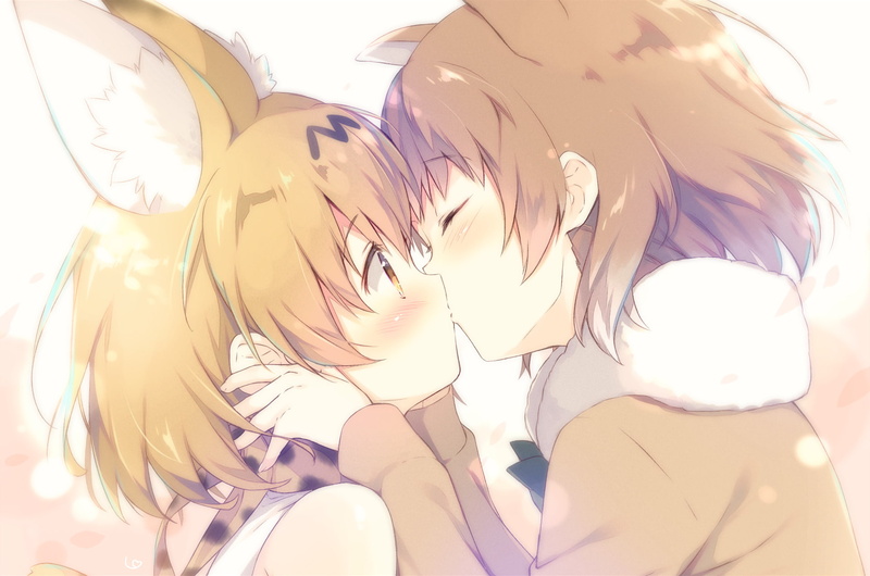 Anime, 1080P, Kemono Friends, Serval (Kemono Friends), Yuri, Black-tailed Prairie Dog (Kemono Friends)