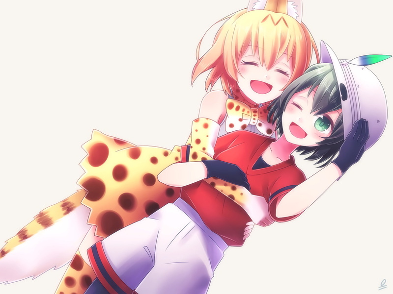 1080P, Anime, Kaban (Kemono Friends), Kemono Friends, Serval (Kemono Friends)