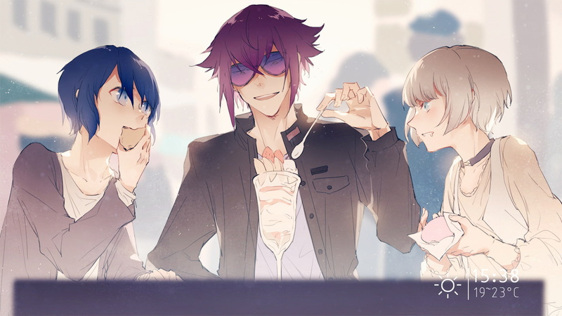 Rui Kanoya, businesswoman, Yūya Mirokuji, indoors, Re:CREATORS, women, glasses, group of people, people, females, 720P, creativity, Meteora Österreich