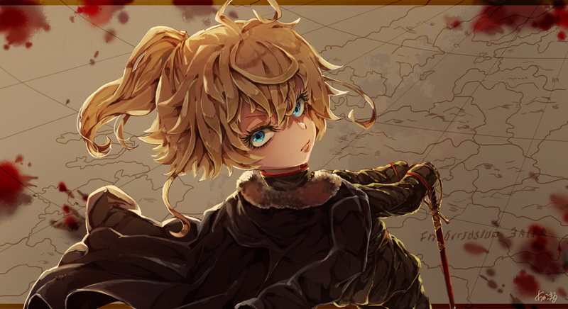 artwork, anime girls, Youjo Senki, 1080P, anime, Tanya Degurechaff