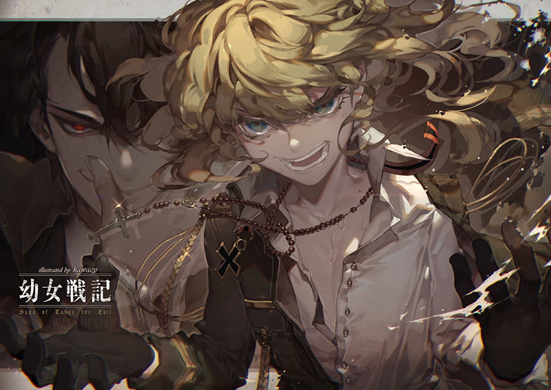 Anime, real people, human representation, art and craft, festival, people, front view, arts culture and entertainment, Youjo Senki, costume, mask - disguise