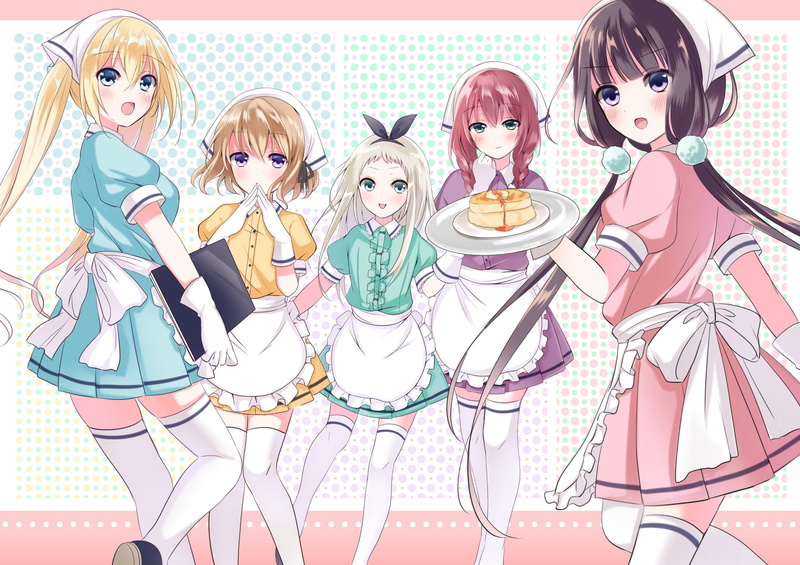 indoors, males, Miu Amano, fun, group of people, women, Maika Sakuranomiya, Mafuyu Hoshikawa, boys, happiness, people, Kaho Hinata, family, portrait, Blend S