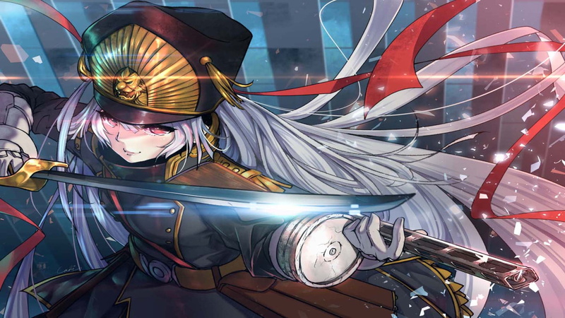 Gunpuku No Himegimi, Altair (Re: Creators), artwork, 2D, anime, anime girls, 1080P, digital art, Re:CREATORS