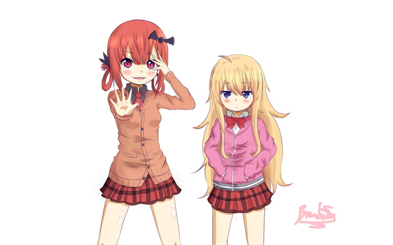 Anime, Gabriel DropOut, Satanichia Kurumizawa McDowell, 1080P, Gabriel Tenma White