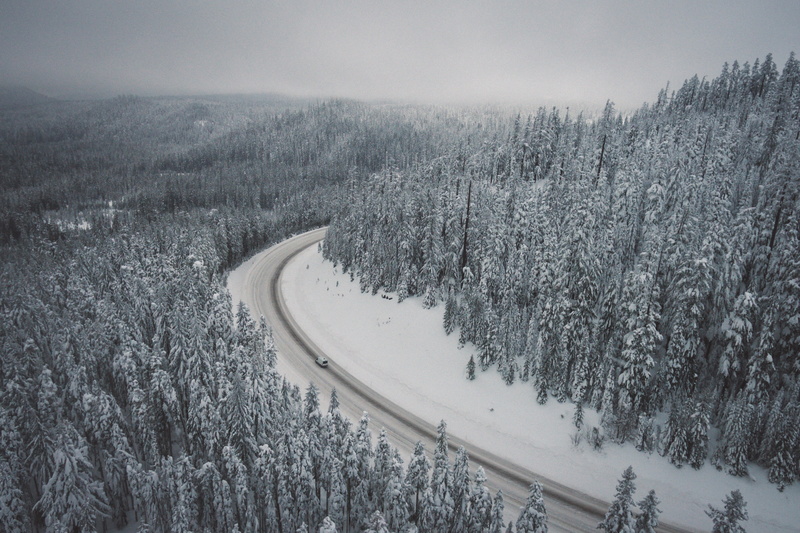 nature, scenics - nature, tranquility, non-urban scene, plant, landscape, forest, road, 4K, car, Oregon, outdoors, day, land, mountain, coniferous tree