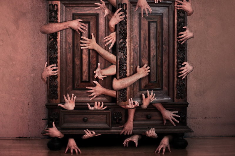 brown, closet, cabinet, 1080P, wooden, hands, background