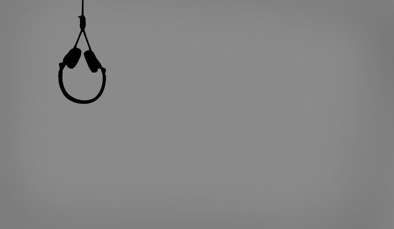 coat hook, indoors, hook, gray, black color, sport, silhouette, no people, copy space, funny headphones minimalistic dead, personal accessory, single object