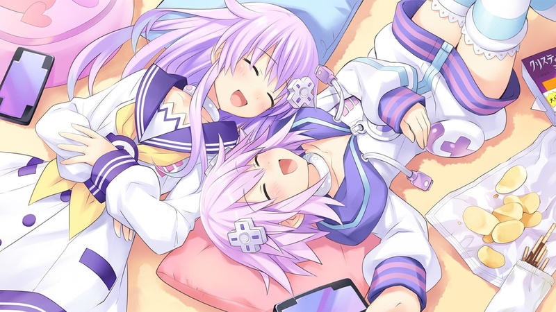 design, close-up, arrangement, variation, purple, Girl, large group of objects, choice, Video Game, backgrounds, indoors, creativity, Hyperdimension Neptunia