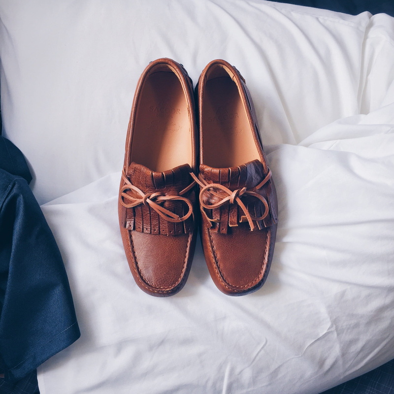 loafers, cushion, personal accessory, blanket, human, bed, compatibility, shoe, apparel, pillow, absence, high angle view, pair, canvas, indoors, dress shoe