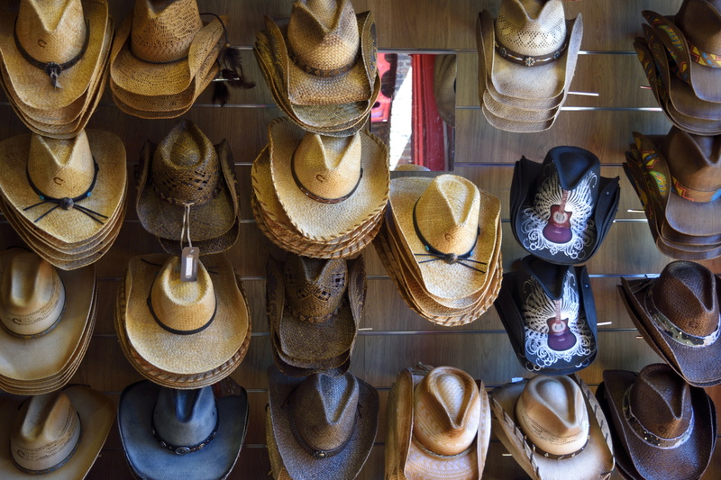 5K, design, wild west, symbol, cap, head, leather, indoors, business, retail display, american, headgear, cultures, tennessee, brim, large group of objects