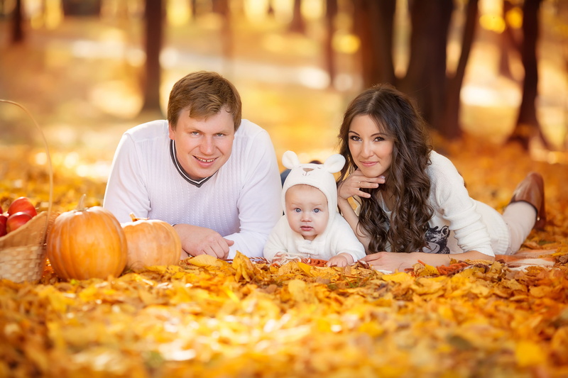 spending, outdoor, child, Park, baby, family, stay, walk, young, Happy, 2K, autumn, time