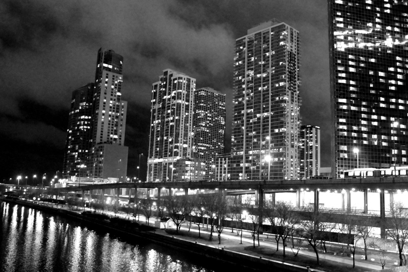 city  lights, photo, windy city, skyscrapers, skyline, apartments, river, architecture, beautiful, cityscape, With You, chicago, downtown, canon, building