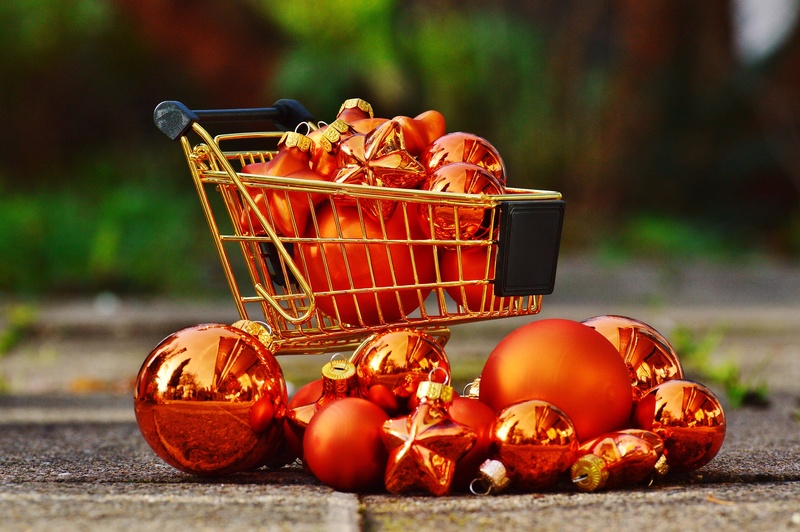 food, basket, online, order, supermarket, freshness, focus on foreground, transport, container, wellbeing, close-up, christmas shopping, christbaumkugeln