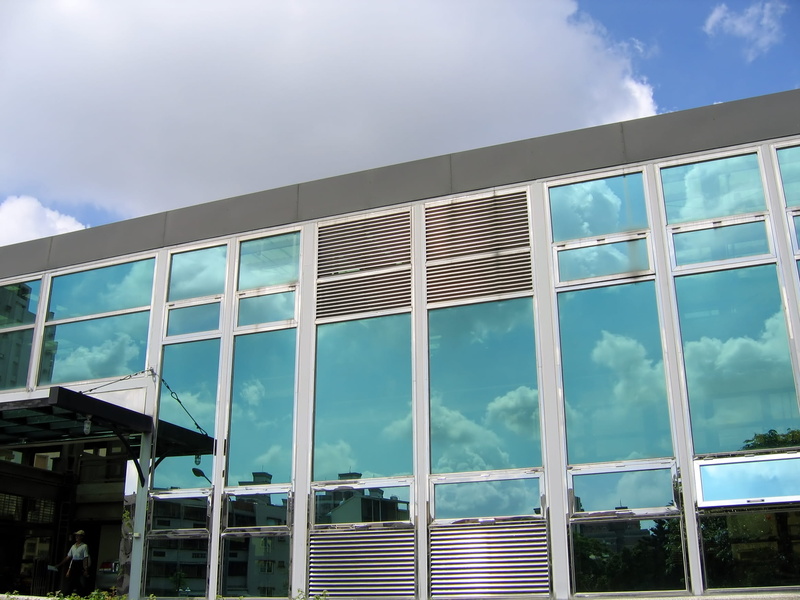 clouds, modern, expensive, blue, successful, reflection, trade, shiny, company, parallel, nature, pane, transparent, cloud - sky, glass, stainless, corporation