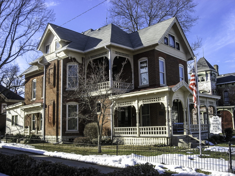 cold temperature, uSA, low angle view, winter, no People, window, building, Indiana, architecture, public domain, tree, john, landmark, day, outdoors, residential district