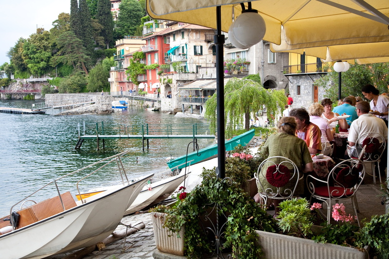 Italy, lunch, group of people, nature, Outdoor, Cafe, architecture, tree, day, Table, building exterior, people, men, transportation, business, adult, mode of transportation