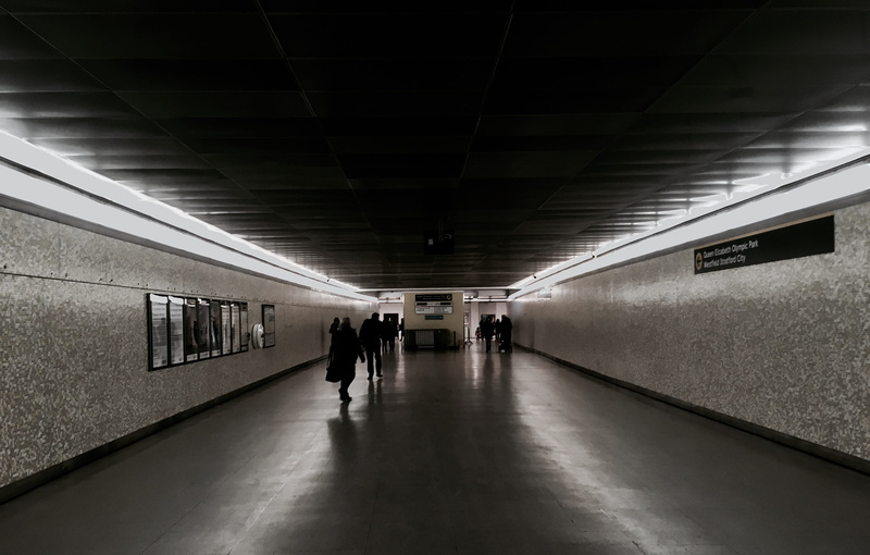 lighting equipment, real people, arcade, men, underground, tube, underground walkway, slr, architecture, the way forward, public transportation, direction