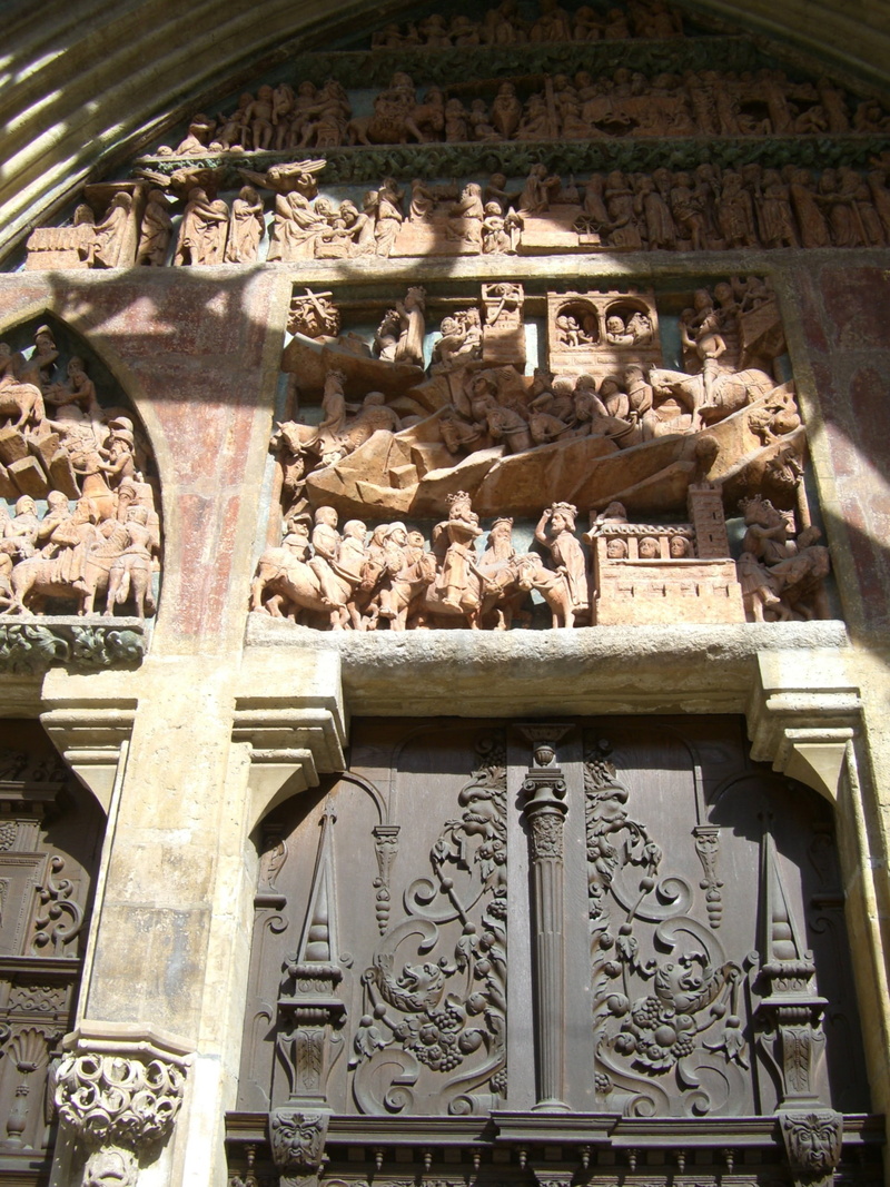 ulm cathedral, carving, the past, frieze, architecture, building, low angle view, sculpture, gothic, history, famous Place, goal, relief, spirituality
