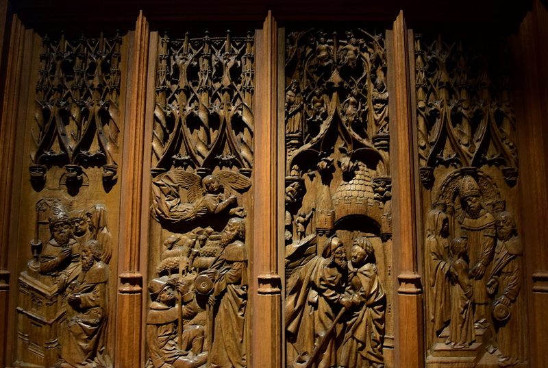 full frame, ornate, design, carving, built structure, art, building, frieze, door, medieval, 1080P, wood - Material, safety, art and craft, indoors, culture