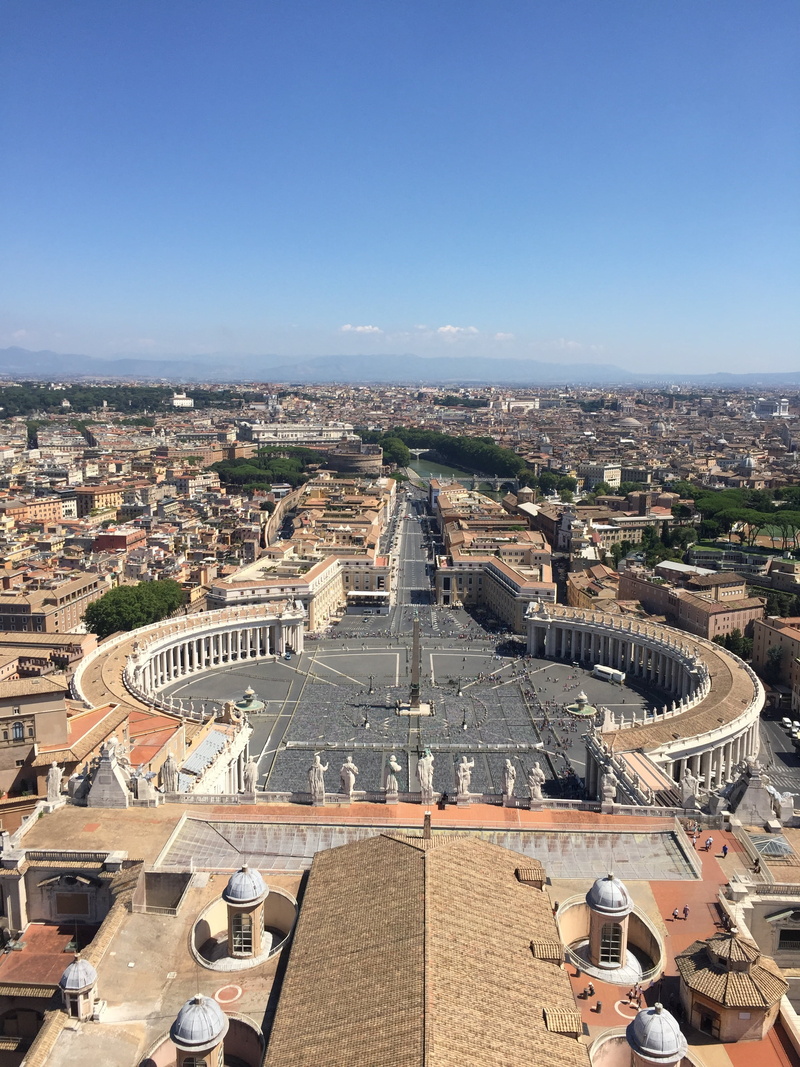 urban Scene, pope, built structure, st peters square, cityscape, italy, pillar, 2K, high angle view, the past, places of interest, sky, travel destinations