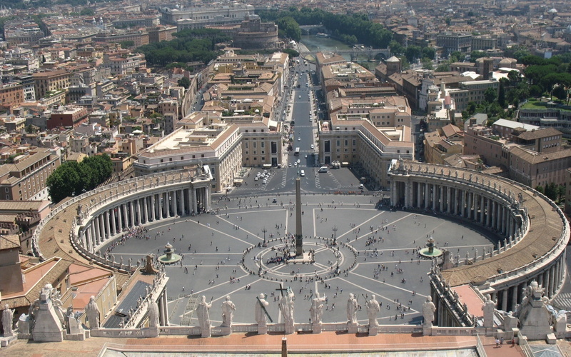 san, 1080P, piazza, pietro
