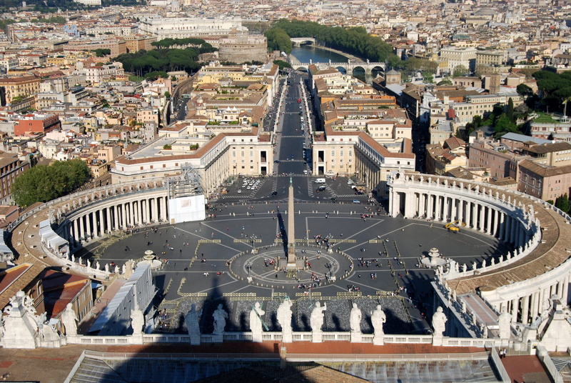 Rome, Vatican, town, rome, building, walking, tourism, travel destinations, monument, bird, high angle view, architecture, outdoors, near, 4K, ancient