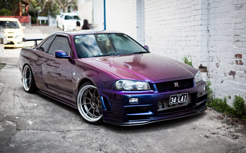 r34, 1080P, nissan, car, gtr, skyline