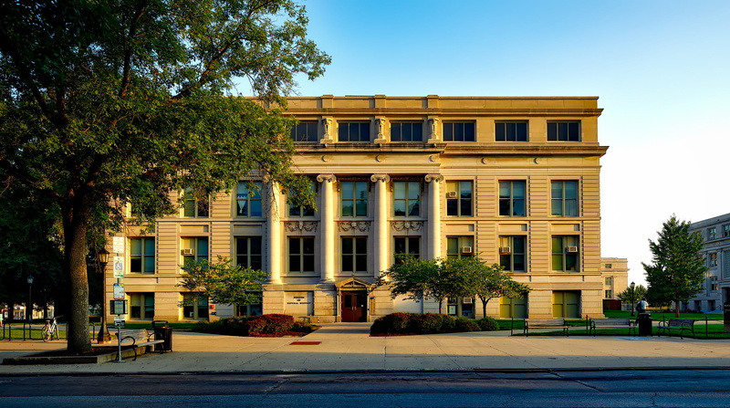 hdr, architecture, residential district, university of iowa, concrete, panorama, colleges, facade, day, city, education, modern, daytime, urban Scene, street