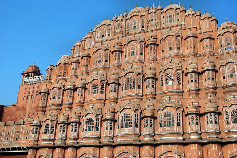 facade, travel, window, built structure, memorial, city, india, monument, maharajah, history, day, building, 4K, low angle view, travel destinations, building exterior