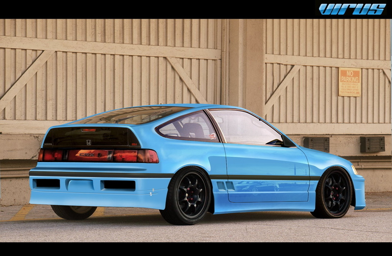 japan, cars, 720P, tuning, honda crx, coupe