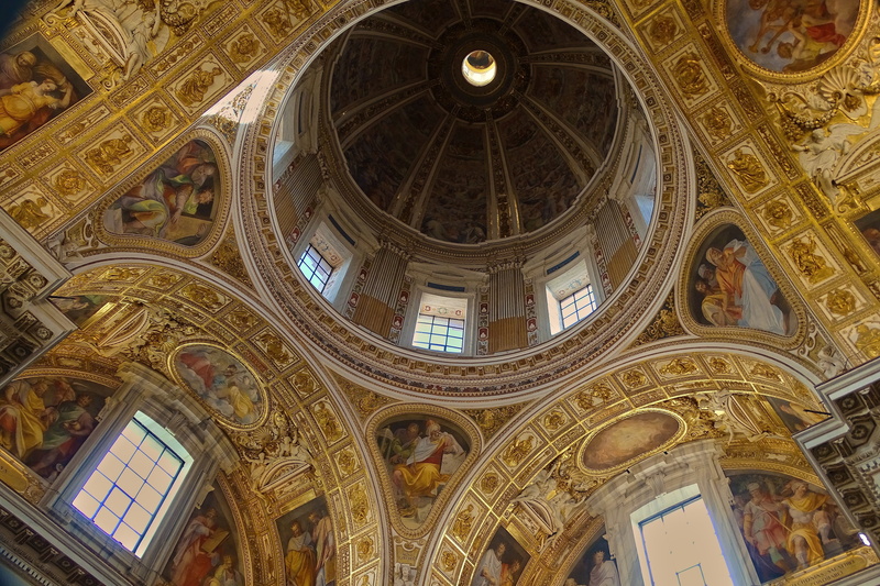 cathedral, famous Place, travel destinations, 5K, architectural column, building, belief, fresco, built structure, europe, rome, history, arch, church steeples