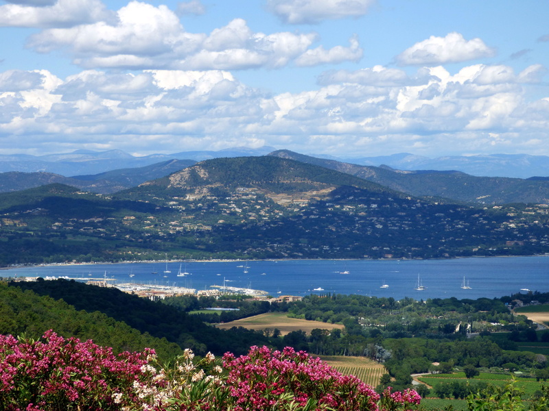 nature, tranquil scene, tranquility, no people, mountain range, environment, scenics - nature, 4K, clouds, cloud - sky, flower, water, Provence, flowering plant