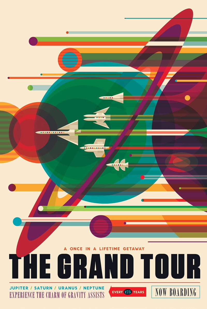 NASA, science fiction, space, planet, JPL (Jet Propulsion Laboratory), 720P, Travel posters, material style